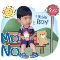 Mono little boy