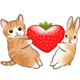 Cat sticker (Japanese greetings) 2