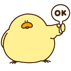 chimachan's chick sticker