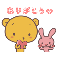 Kitan and Momocchi's everyday stickers