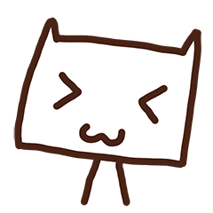 The emote of the square cat "Nego"
