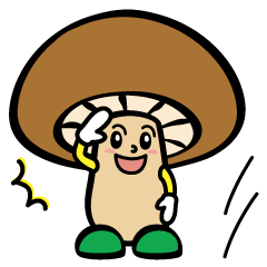 Japanese mushroom Sticker