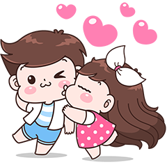 บุบบิบ : สติกเกอร์เอฟเฟกต์คู่รัก