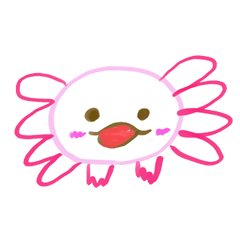 Axolotl happy