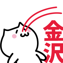 LAST NAME Sticker KANAZAWA !!!