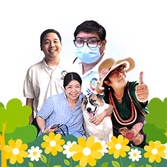 Four Friends - Por Kom Aiy and Poom