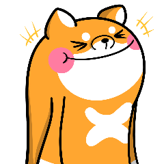 Shiba pay tribute to first line sticker