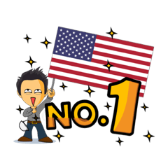 World football - Flag No.1-(America)