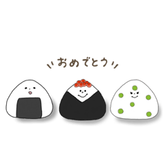 rice ball and sushi