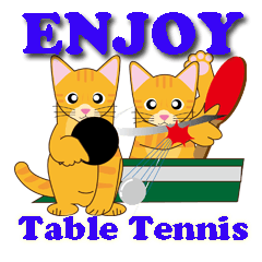 Table Tennis scene for CAT Sticker