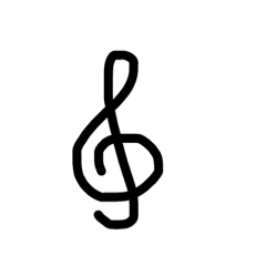 手繪音符符號