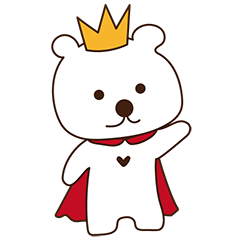 Cute prince bear.