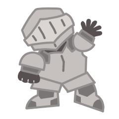 Small and cute knight