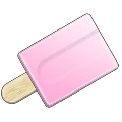 Ice lolly (animation) pink