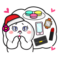 baby's Christmas gift Stickers