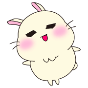 rabbit sticker(papi)