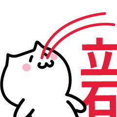 LAST NAME Sticker TATEISHI !!!
