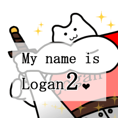 My name is Logan sticker no.2!