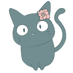 くろねこのパリスちゃん。