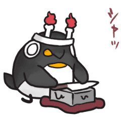 sarcastic expressionless penguins 3