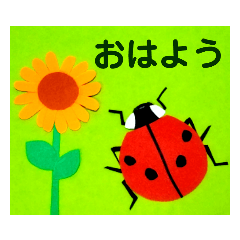 Ladybug&flower