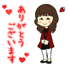 Sticker of a spirited mom