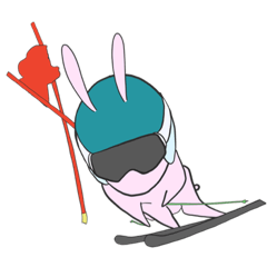 alpine skiing rabbit