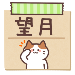 MOCHIDUKI's Notepad Sticker 2