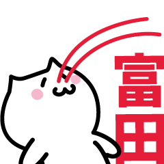 LAST NAME Sticker TOMITA !!!