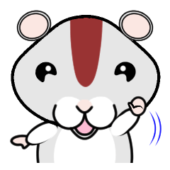 Uncle HamHam (hamster) Big Sticker [en]