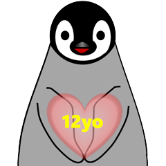 Love - Emperor penguin Stickers