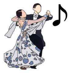 Ballroom dance stamp8