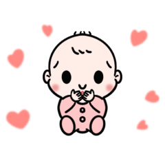 Baby Heartwarming Sticker