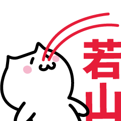 LAST NAME Sticker WAKAYAMA !!!