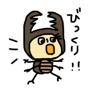 Insect sticker kuwacchi ed