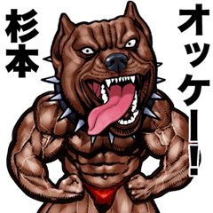 Sugimoto dedicated Muscle macho animal