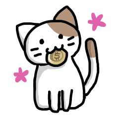 Cryptocurrency love cat