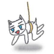 Mysteriously cute cat