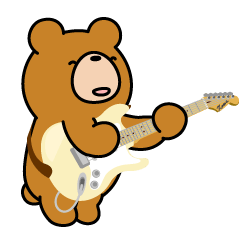 クマの日常。ギター弾きます。