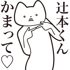 Tsujimoto-kun [Send] Cat Sticker
