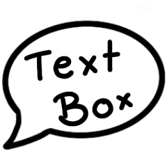 Text box sticker