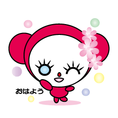 Charming Stickers of fairy PEONY