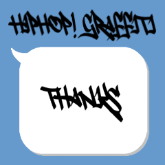 Large letters graffit3 HIPHOP