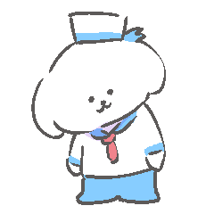 Bichon-kun wears sailor