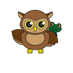 Owl and Gecko