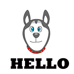 Husky Head the animated