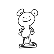figure no sirokuma Sticker