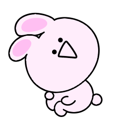 Moving Uchibenkei Surreal Mini Rabbit