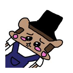 ポケ君と海リス スタンプ