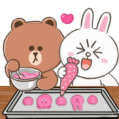 Brown and Cony Love Love